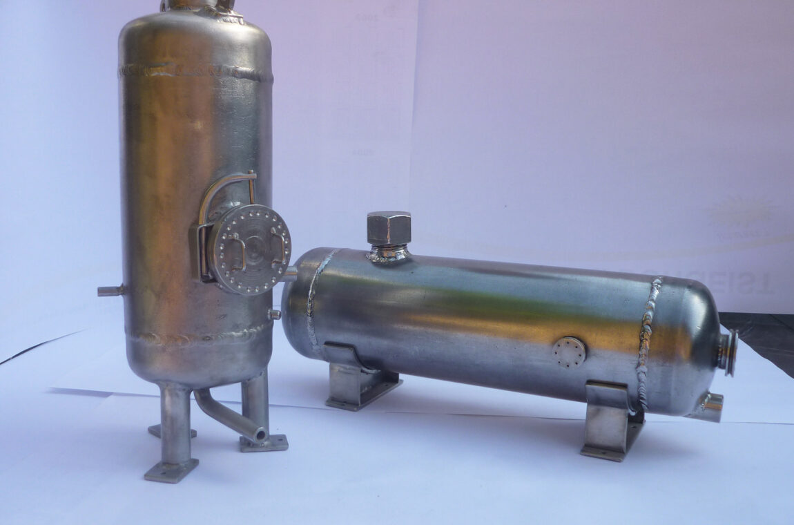 Modell Entspanner und Speisewassertrommel