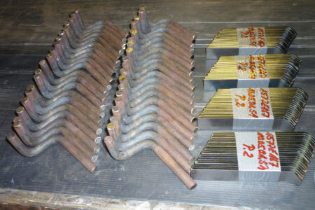 gebogener Rundstahl D16mm und Stegbleche